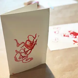 Valentine's Day Heart Craft Art